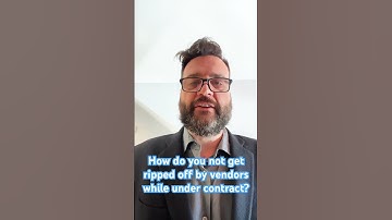 How do you not get ripped off by vendors while under contract?