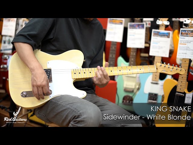 Red Guitars - KING SNAKE / Sidewinder - White Blonde - YouTube
