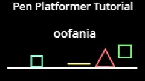 Scratch Pen Platformer Tutorial
