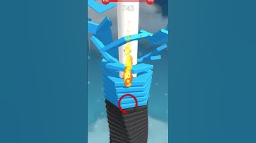 stack ball short game #shortsfeed #gaming #trendingshorts #shorts #trending #gameplay #stackballgame