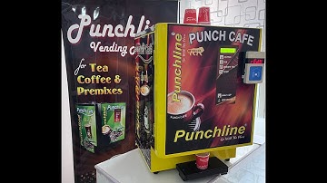 PUNCHLINE TEA COFFEE VENDING MACHINE WITH SMART CARD MECHANISM