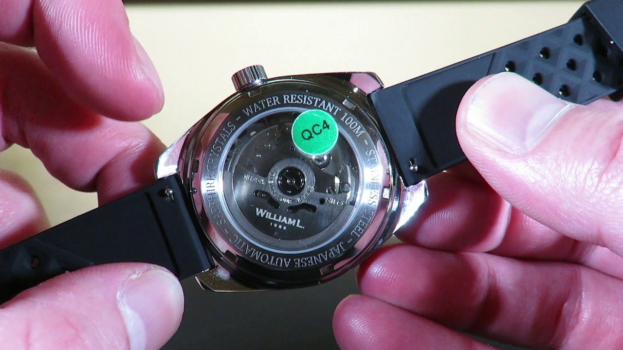 WILLIAM L 1985自動巻きダイバーズウォッチ　70’s スタイル automatic-vintage-diver-70-s-