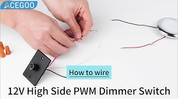 Acegoo 12V RV Dimmer: Install & Customize Car Lighting with Ease |💡|🚐|🍃| Illuminate Your Journey.