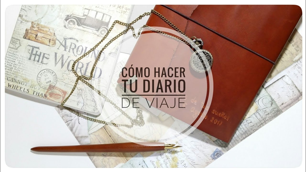 CÓMO HACER TU DIARIO DE VIAJE (PARTE 1) MIDORI: CUBIERTA CON CUERO. DIY