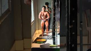 20 year age bodybuilder #musclebuliding #motivation #bodybuilding #posing #fitness #ifbb #ibbf