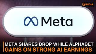 Meta shares drop while Alphabet gains on strong AI earnings &amp; more news| DD India NewsHour |9 PM IST