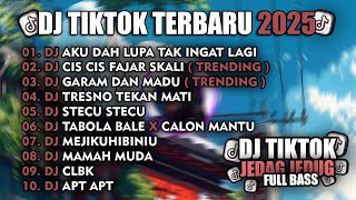 DJ Tiktok Full Bass - DJ Tiktok Viral Terbaru 2025 - Jedag Jedug Full Album