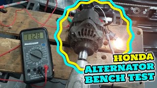 ||HONDA EF9 / ED7 88-91 CIVIC & CRX|| How To Inspect and Bench Test an Alternator🧐