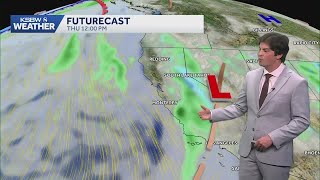 Morning showers likely on Tuesday for the Central Coast