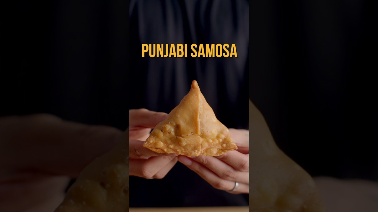 Monsoon Special Ep 1 - Samosa + Cutting Chai + Rains = Pure Love ❤️🌧️ #Shorts