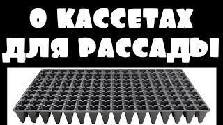 Кассеты для рассады. Как выбрать?