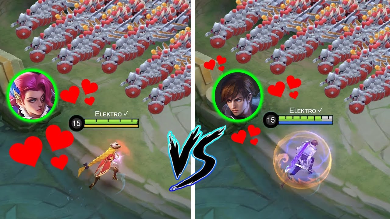 Gusion revamp vs Lesley revamp vs 100 Minions!