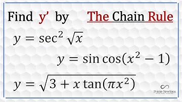 How to use the chain rule for differentiating trig functions