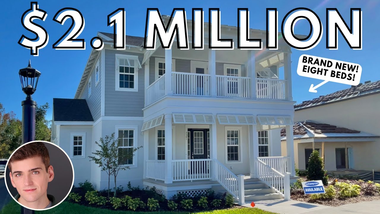 New $2 Million Luxury Home w/ 8 Beds in Celebration, Florida - Island Village Community Near Disney