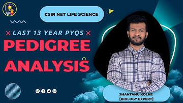 Pedigree Analysis PYQs | Genetics | CSIR NET LIFE SCIENCE | Last 13 Year PYQs | By FACE THE TEST