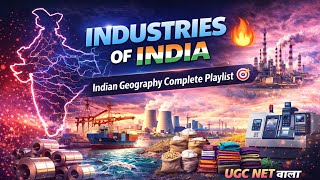 Class-14 🔥 Industries of India 🎯 Indian Geography Classes💥 UPPSC GDC Assistant Professor GK Classes