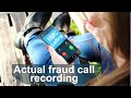 Phone call with HMRC fraudster in 2021