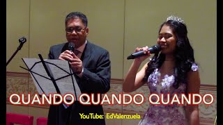 QUANDO QUANDO QUANDO by Ed Valenzuela & Keziah Beltran Acab (2017)
QUANDO QUANDO QUANDO by Ed Valenzuela & Keziah Beltran Acab an IMPROMPTU DUET on February 2017 in Toronto. Cover version of Michael Buble and Nelly Furtados version.
#quandoquandoquando #michaelbubble #edvalenzuela QUANDO QUANDO QUANDO by Ed Valenzuela & Keziah Beltran Acab (2017)