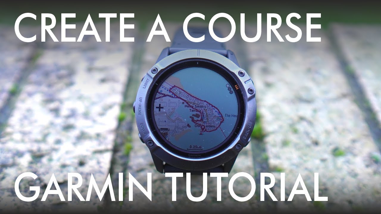 Garmin Connect - How To Create - YouTube