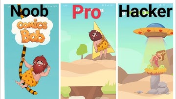 Comics Bob Funny Walkthrough Gameplay In Hindi | Noob vs Pro vs Hacker Is Back