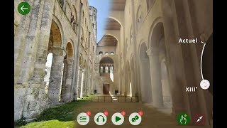 Jumièges 3D - Teaser Application de visite - Art Graphique & Patrimoine screenshot 1