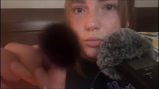 Gentle Face Brushing and Mouthsounds~ASMR