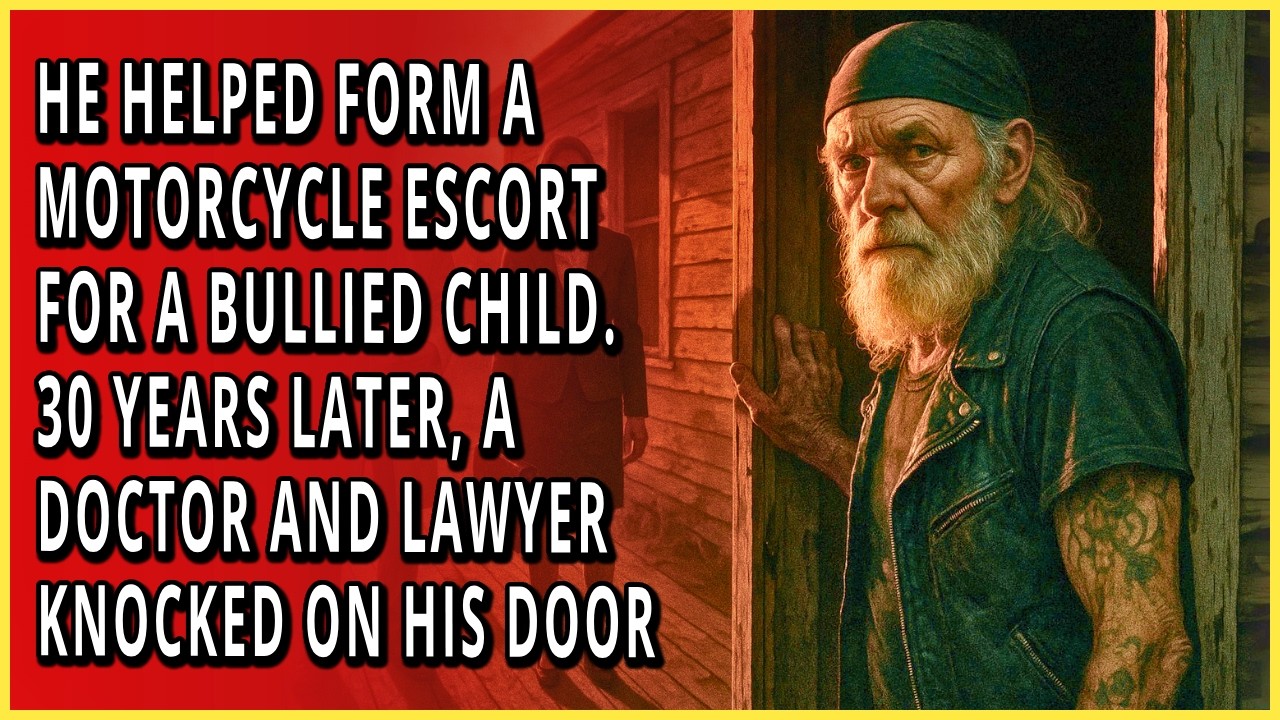 Он организовал мотоциклетный эскорт для ребёнка, подвергавшегося издевательствам. 30 лет спустя к...