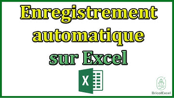 Enregistrement automatique sur excel