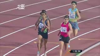 800 M Girls U21 Final | Khelo India Youth Games 2020