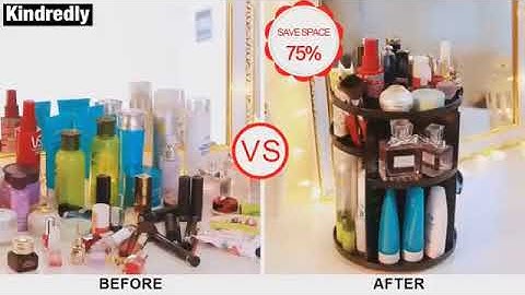 The 360 Rotating Makeup Organizer How To Video