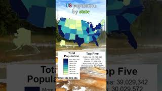Us population by state #geography #mapping