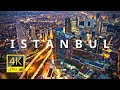 Istanbul, Turkey 🇹🇷 in 4K ULTRA HD 60FPS Drone Video at Night