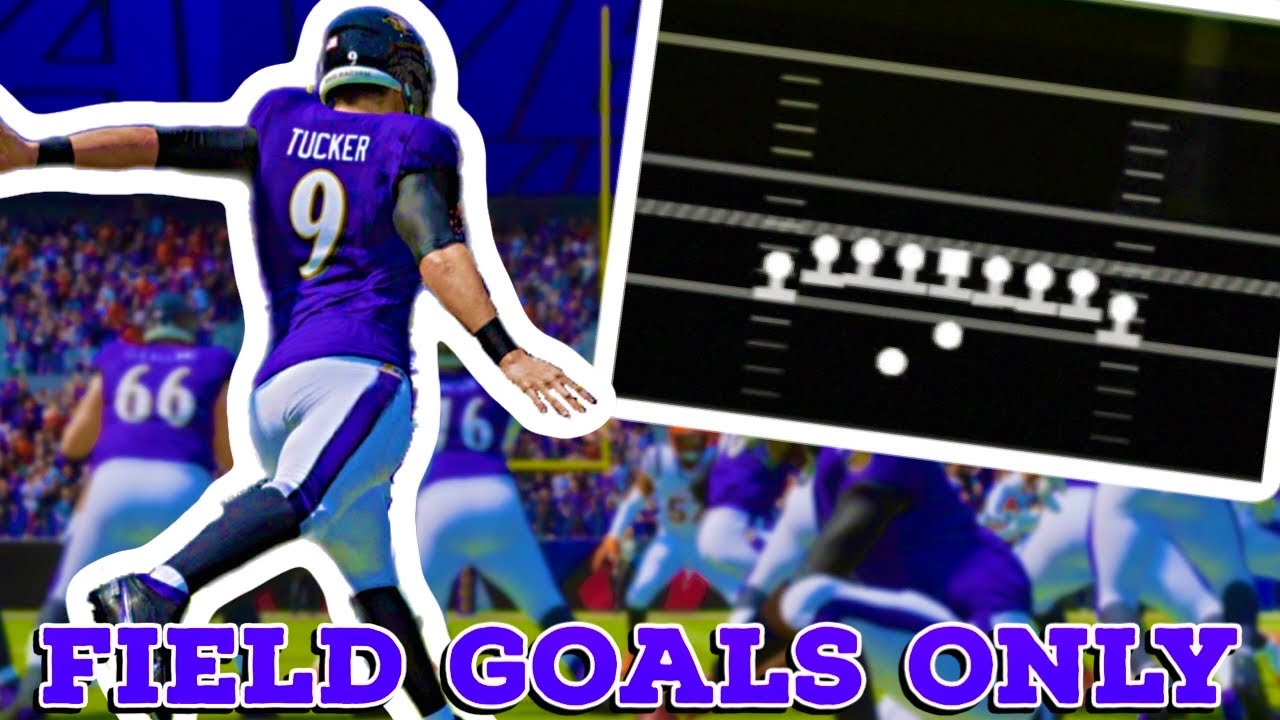 MADDEN BUT I CAN ONLY KICK FIELD GOALS! YouTube