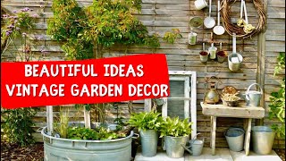 Most beautiful and unique Vintage garden decor ideas 2023 🌺 garden ideas for home