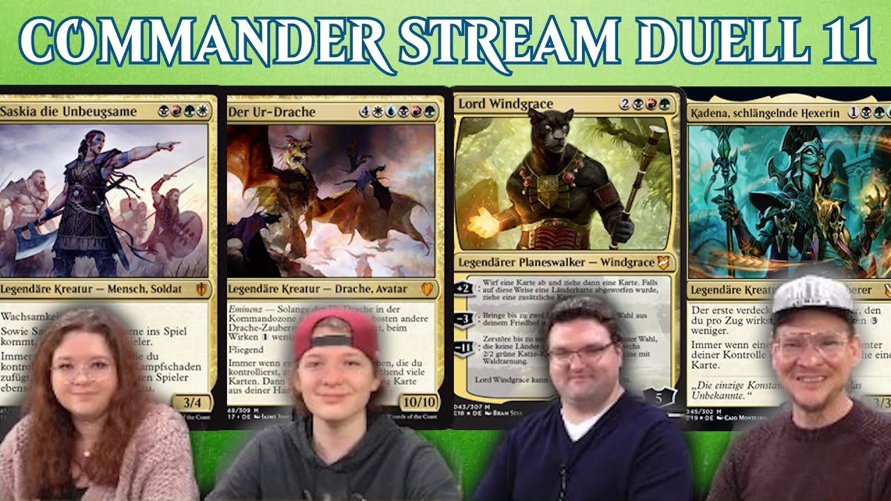 MTG Commander Multiplayer Match 11 Magic the Gathering deutsch