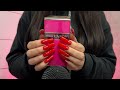 ASMR - unboxing new perfume PRADA ! Tapping &amp; Scratching on Random Triggers, Brain melting 🫠