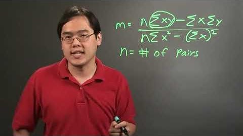 How to Calculate Slope of a Line in Statistics