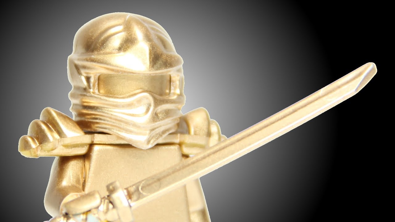 How To Make A Custom Chrome Gold Ninja Lego Ninjago Golden Minifigure