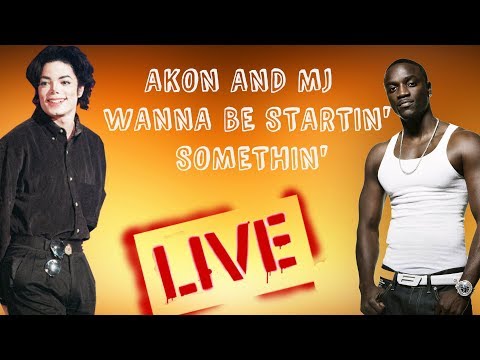 Akon feat Michael Jackson - Wanna Be Startin' Somethin' | LIVE 2009