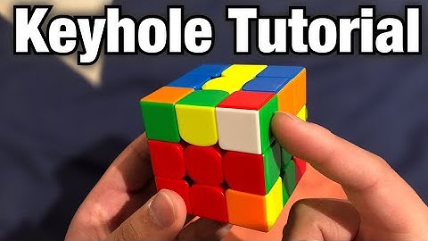 Rubik’s Cube: F2L Keyhole Tutorial