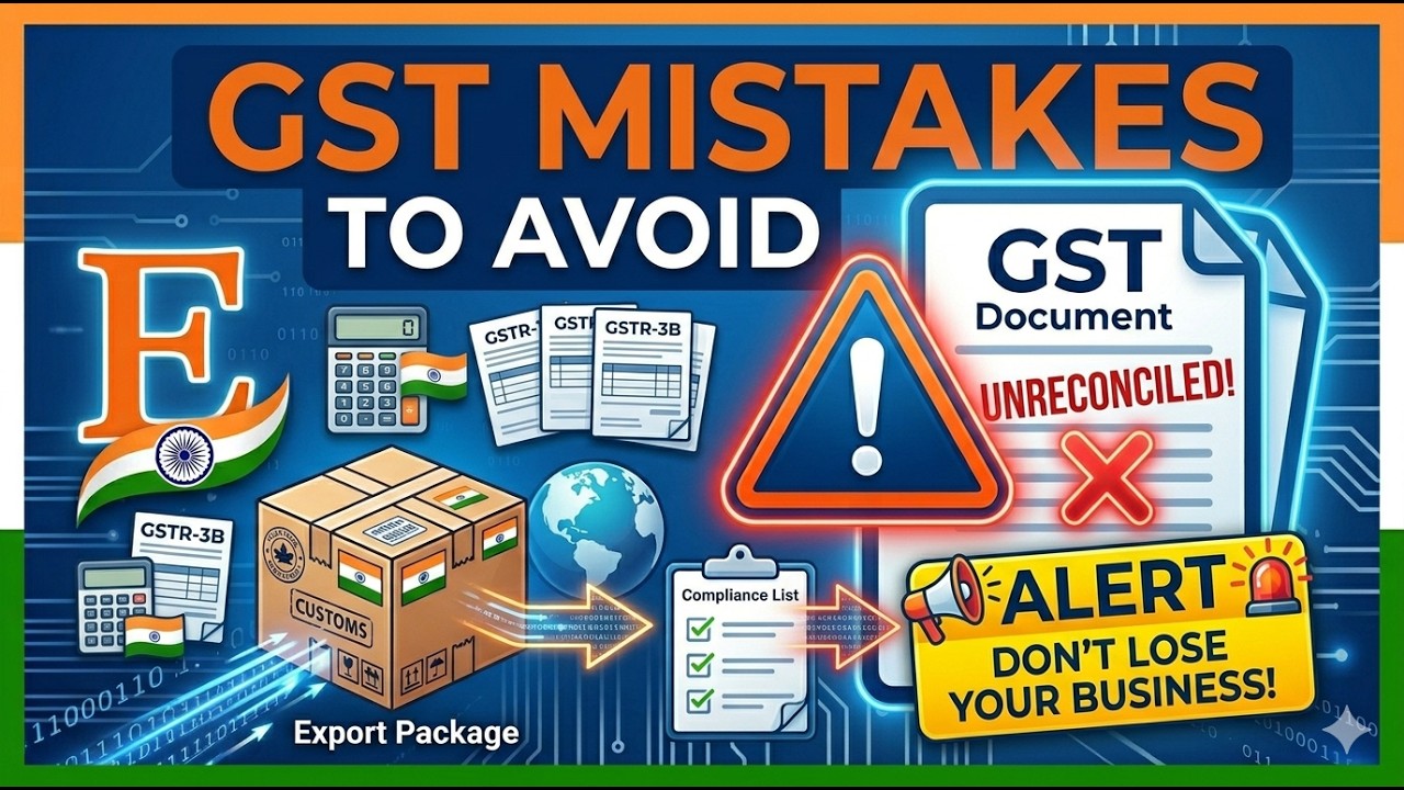 Etsy Seller GST Rules India 2026 | GST Registration, LUT, IEC & Export Rules Explained (video lesson)