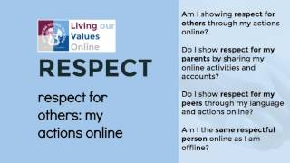 ASD Middle School Living Values Online - Respect