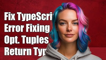 Fixing TypeScript Error: Using Optional Tuples as Function Return Types