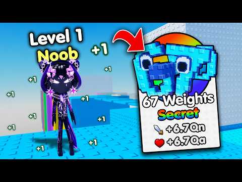Starting Over as NOOB with OP SECRET in +1 Strength Troll Obby! (Roblox)