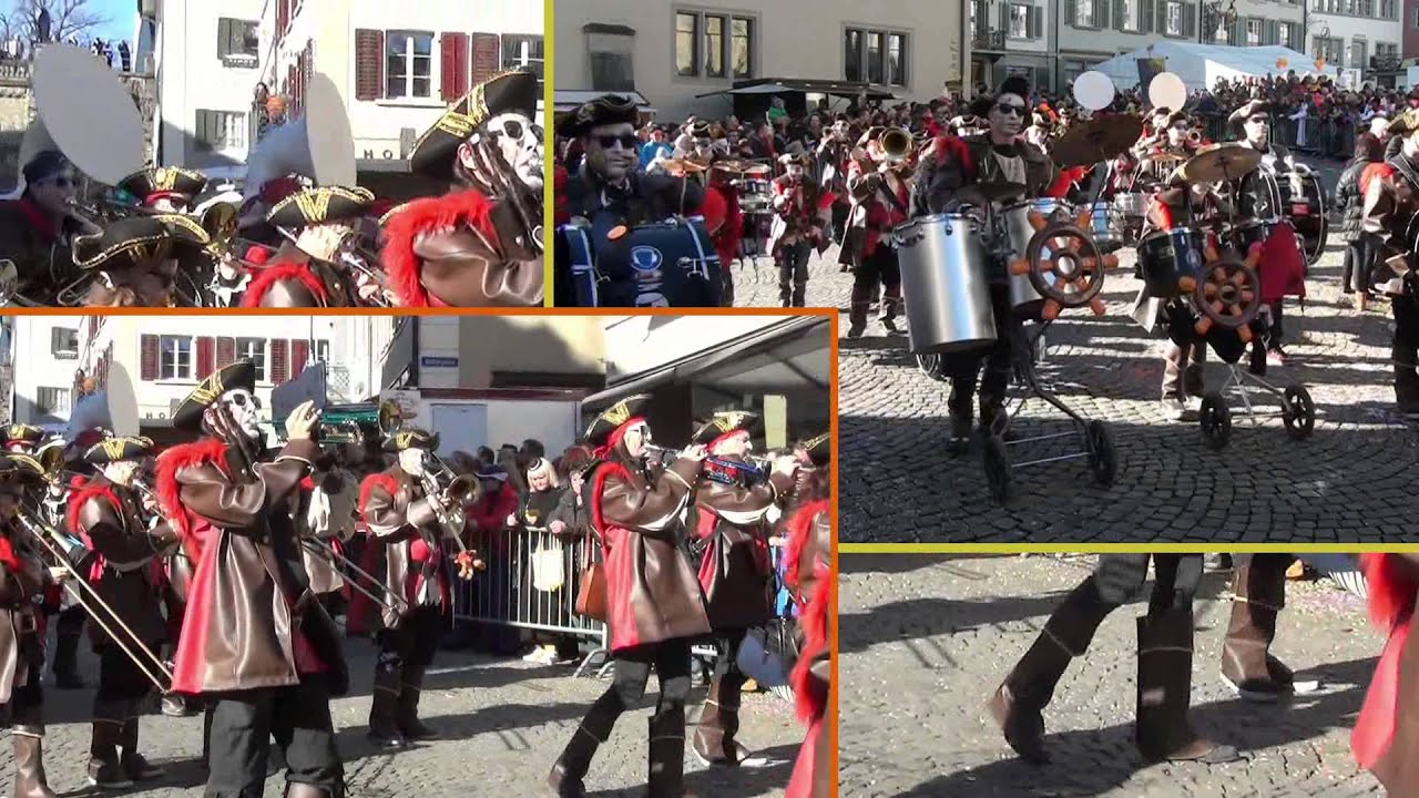 Fasnacht Umzugs (Carnaval) Rapperswil-Jona (SG) Switzerland - 23.02.2014 / Teil 1