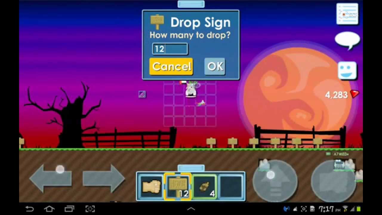GrowTopia How To Drop And Move On Phone By iLolzy YouTube