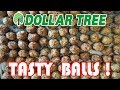 $1.00 Dollar Tree Tasty Balls! - What Are We Eating?? - THE WOLFE PIT