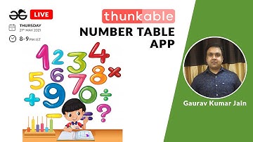 Number Table App on Thunkable