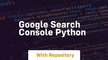 google search console python