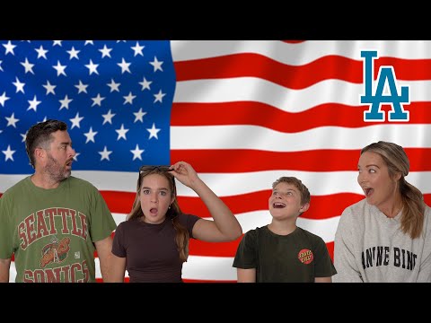New Zealand Family finally see The USA for the first time! (Los Angeles Is Crazy.)